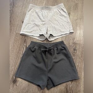 Girls grey shorts bundle lot of 2